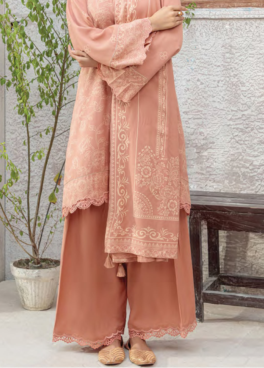 Lakhany Printed Pashmina Suits Stitched 3 Piece
