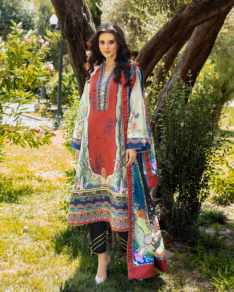 Mushq Hemline Echoes Of Serneity Stitched