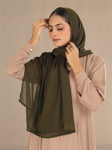 Premium Plain Chiffon Hijab – Lightweight Everyday Essential