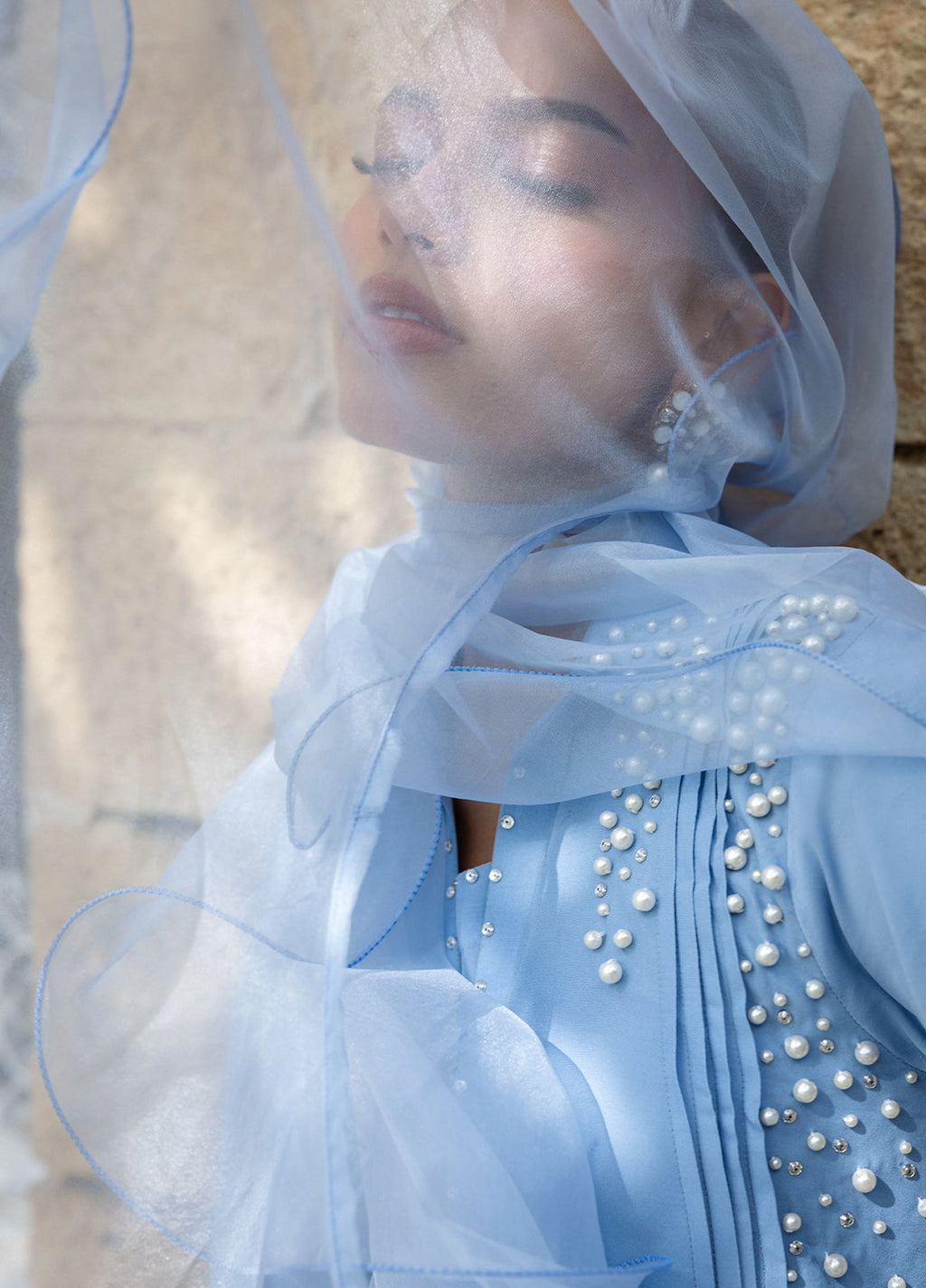 Elara by Mavie Women Pret Georgette Celeste