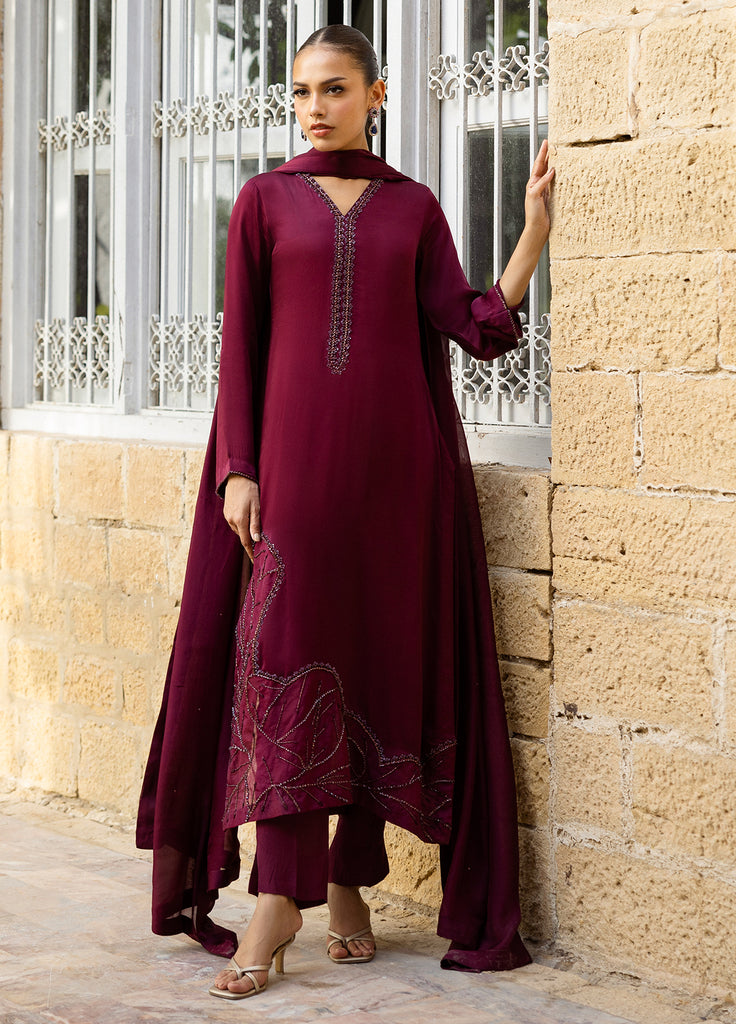 Elara by Mavie Women Pret Shamose Silk Vinya