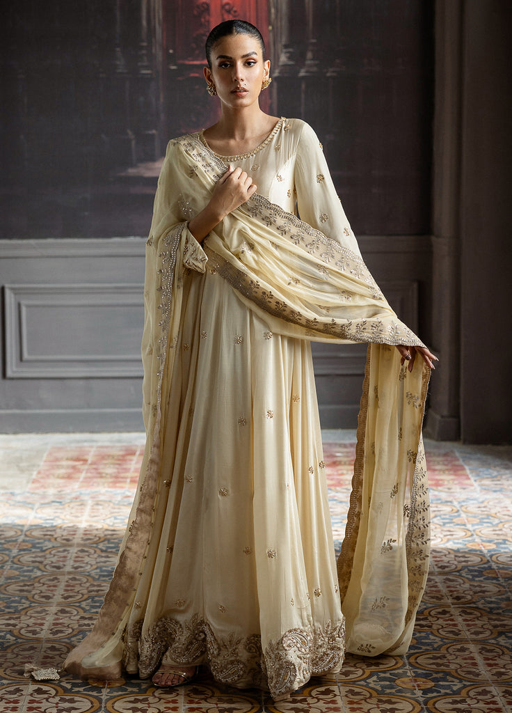 Elara by Mavie Women Pret Shamose Silk Noore