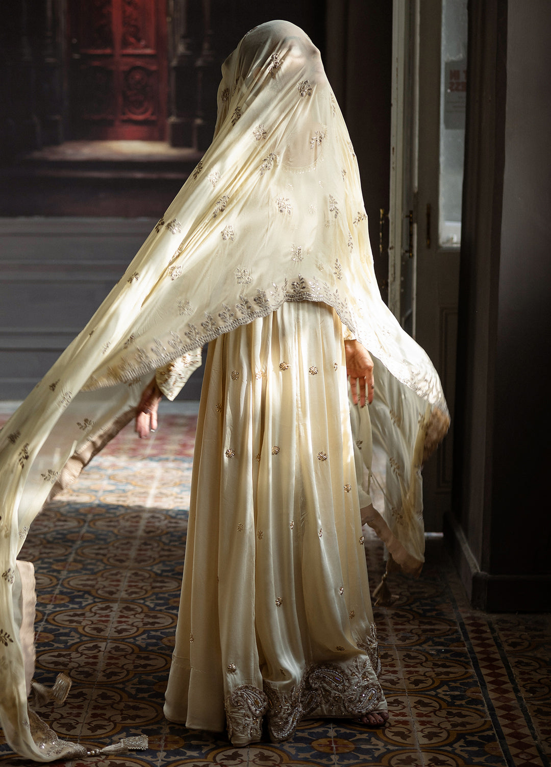 Elara by Mavie Women Pret Shamose Silk Noore