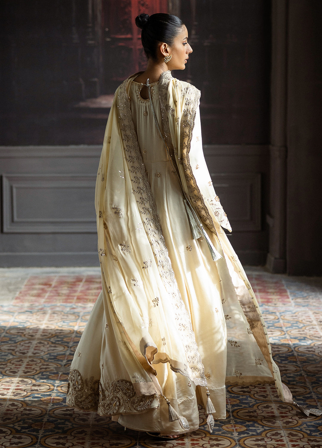 Elara by Mavie Women Pret Shamose Silk Noore