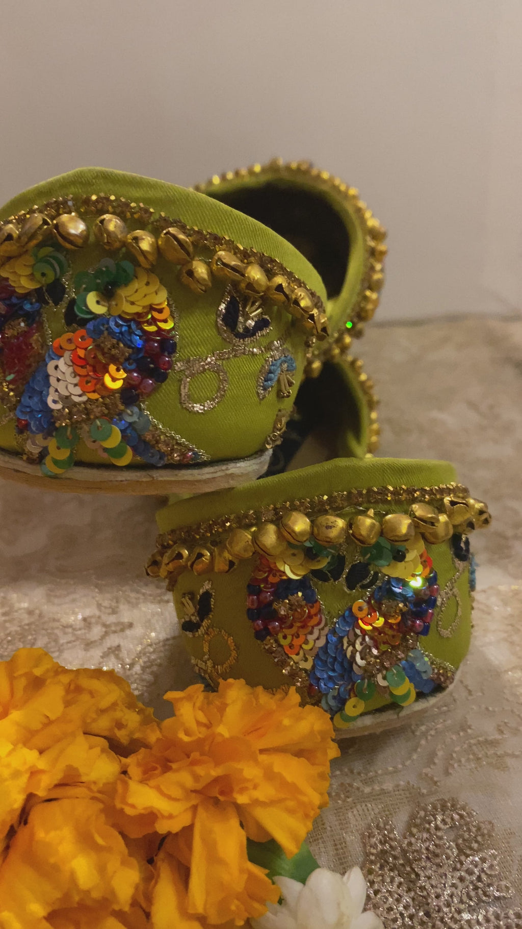 Emaan – Elegant Embellished Silk Potli / Clutch