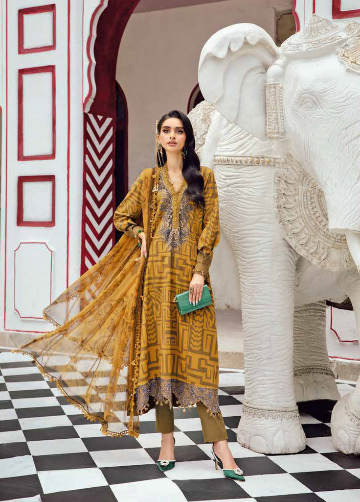 M Prints by Maria B Suits Stitched 3 Piece