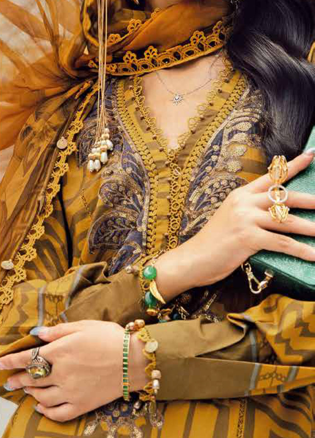 M Prints by Maria B Suits Stitched 3 Piece