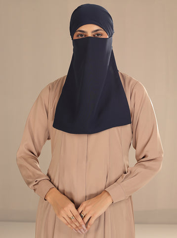 HALF NIQAB WITH TIES