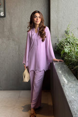 Lavender 2-Piece Kurti Set – Subtle Elegance & Timeless Grace
