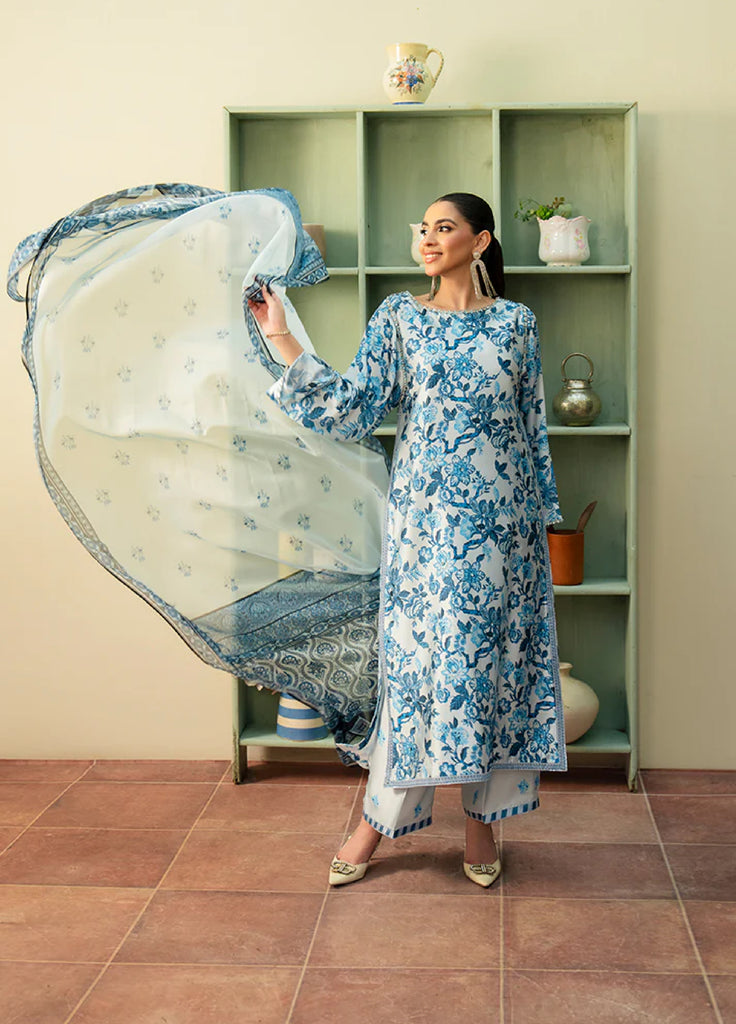 Celeste by Imrozia Pret Embroidered Shamooz Silk 3 Piece