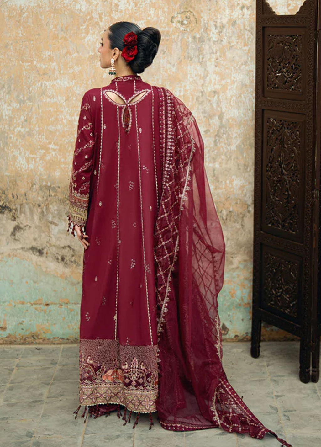 Mehermaah Embroidered  Stitched 3 Piece