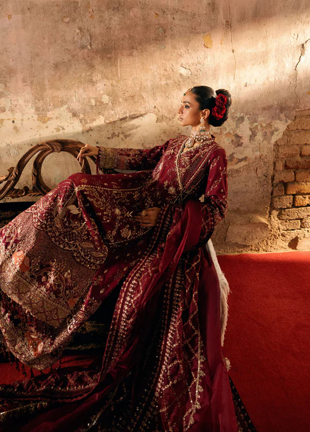 Mehermaah Embroidered  Stitched 3 Piece