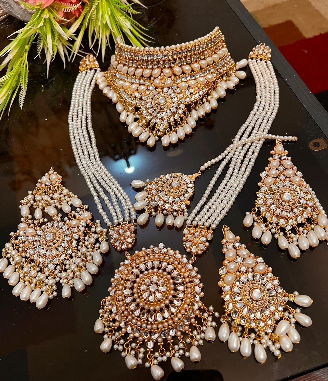 Bridal Sets with Mala and Tikka/Bindiya