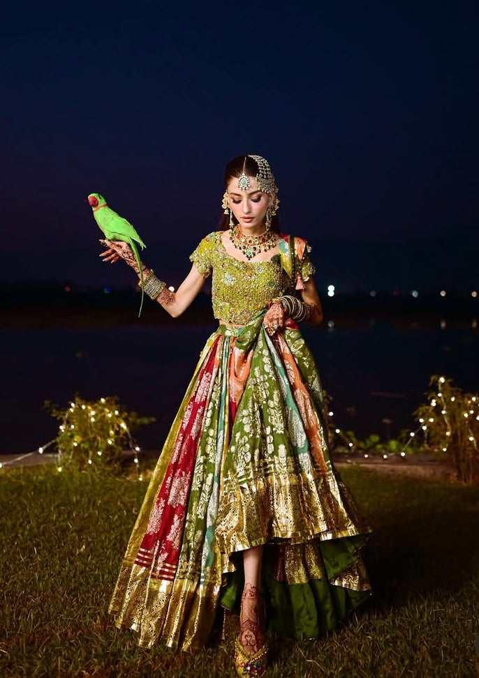 Emaan – Elegant Embellished Silk Potli / Clutch