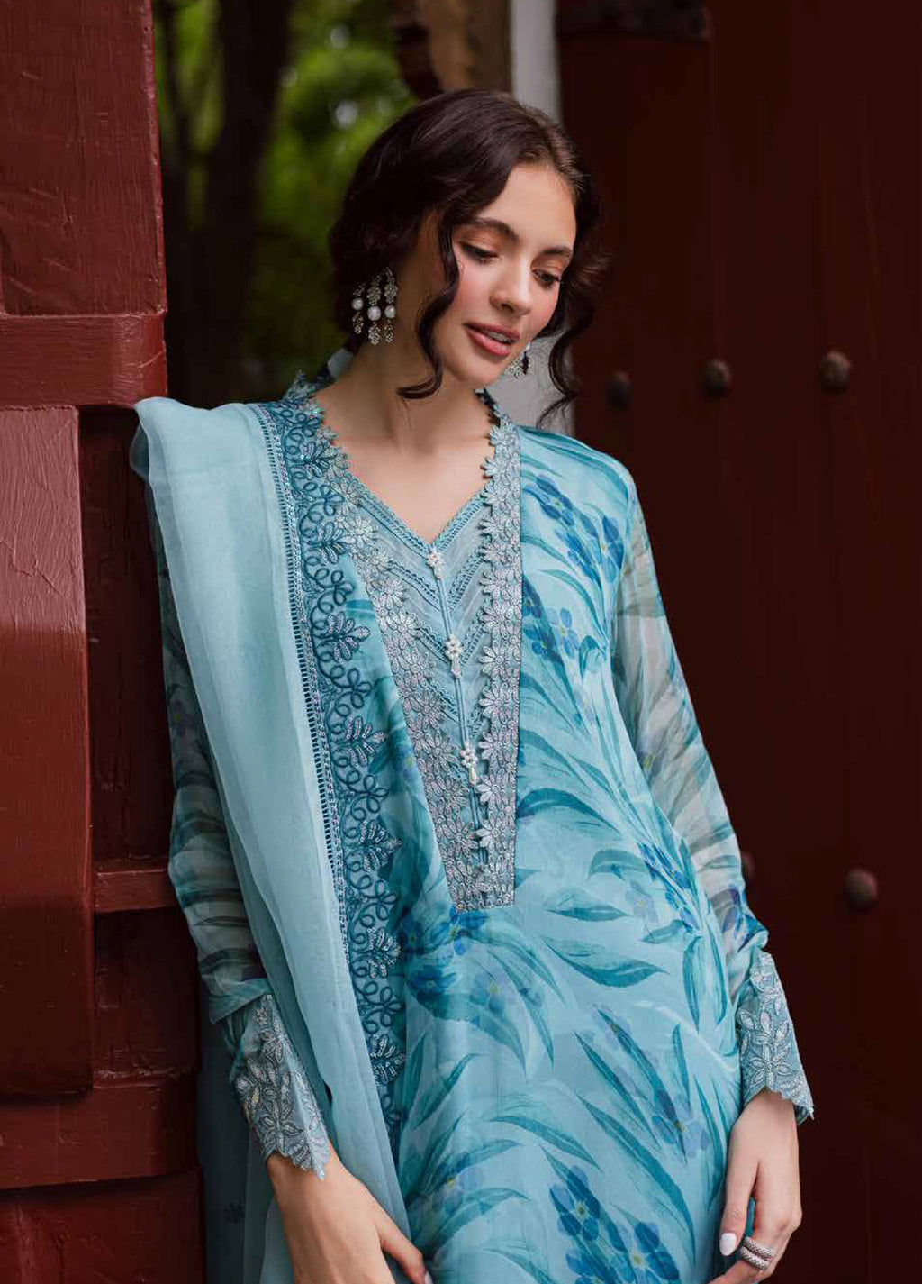 Ballerina by Nureh Stitched Embroidered and Embellished