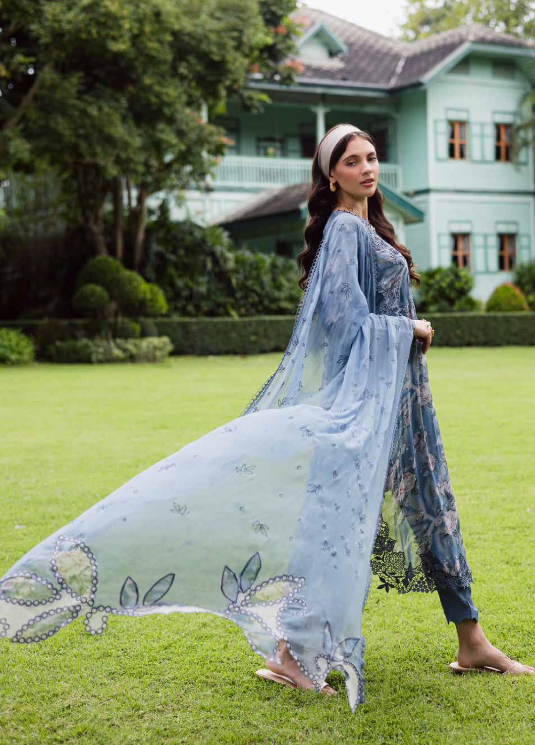 Ballerina by Nureh Stitched Embroidered