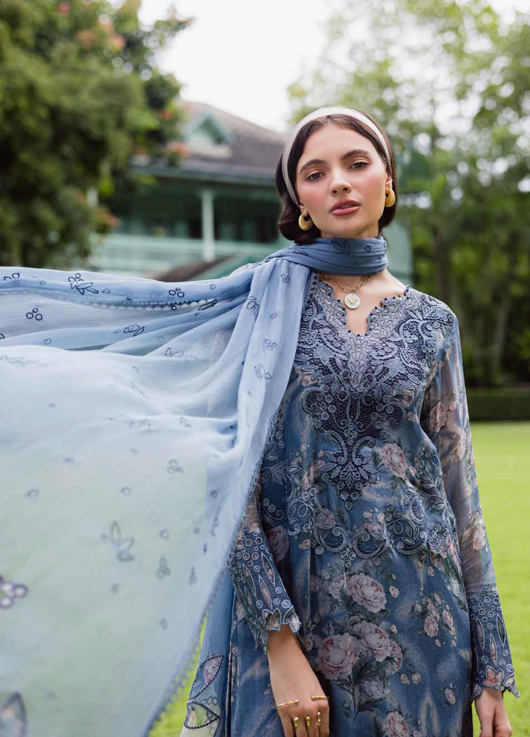 Ballerina by Nureh Stitched Embroidered