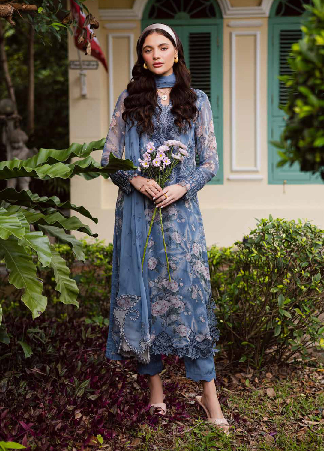 Ballerina by Nureh Stitched Embroidered