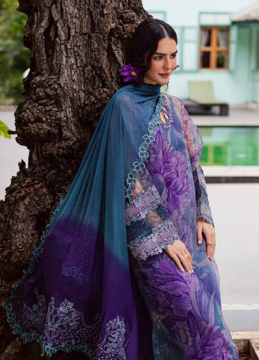 Ballerina by Nureh Stitched Embroidered