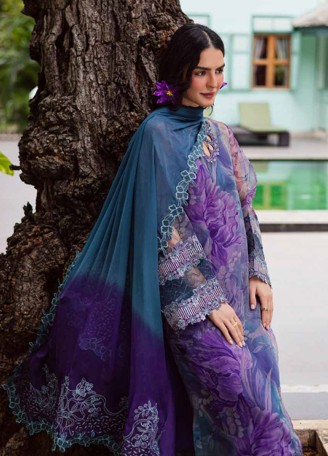 Ballerina by Nureh Stitched Embroidered