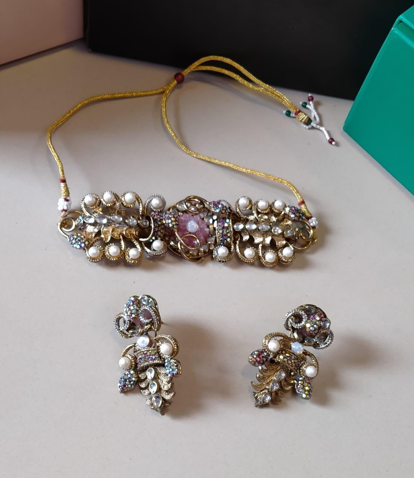 Handmade Turkish With Crush Stone Coker Set