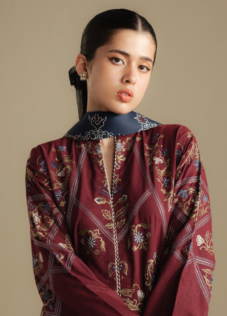 Coco by Zara Shahjahan  Winter Karandi Embroidered Suits 3 Piece