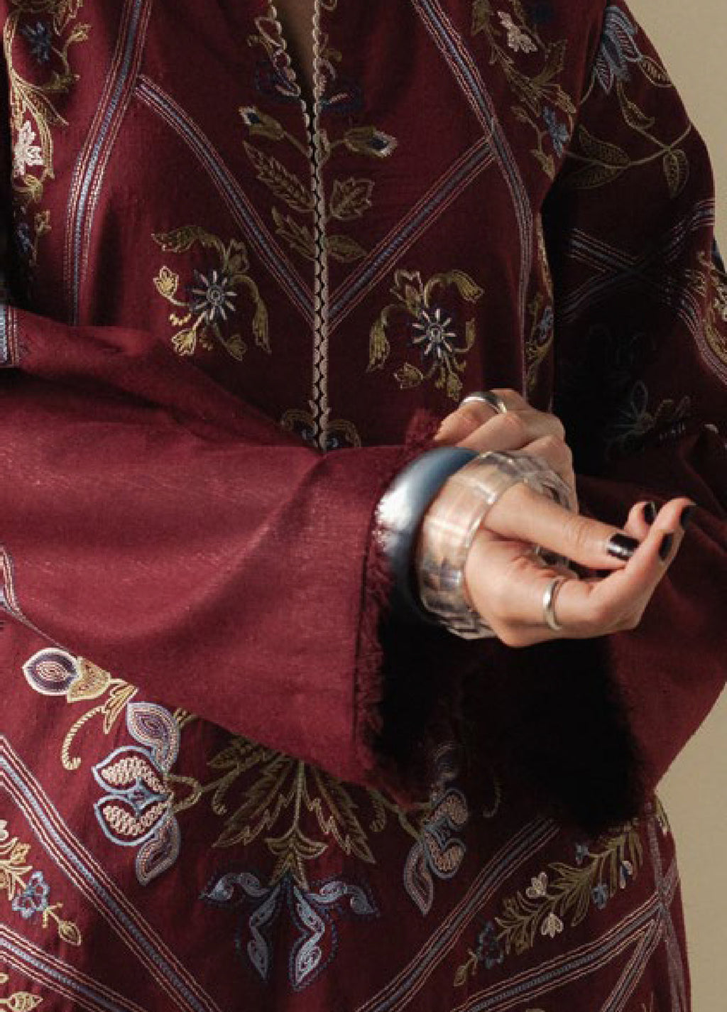 Coco by Zara Shahjahan  Winter Karandi Embroidered Suits 3 Piece