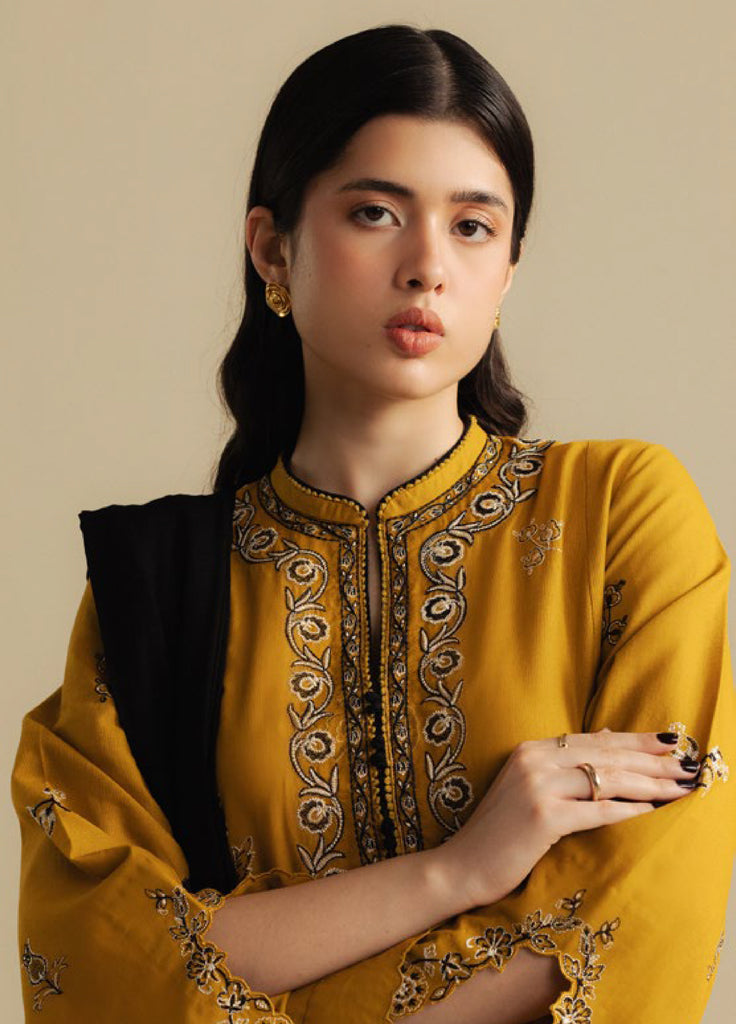 Coco by Zara Shahjahan Stitched Winter Khaddar Embroidered Suits 3 Piece