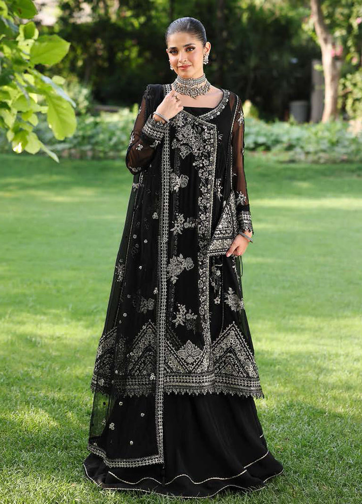 Roheenaz Embroidered Chiffon Suits Stitched 4 Piece