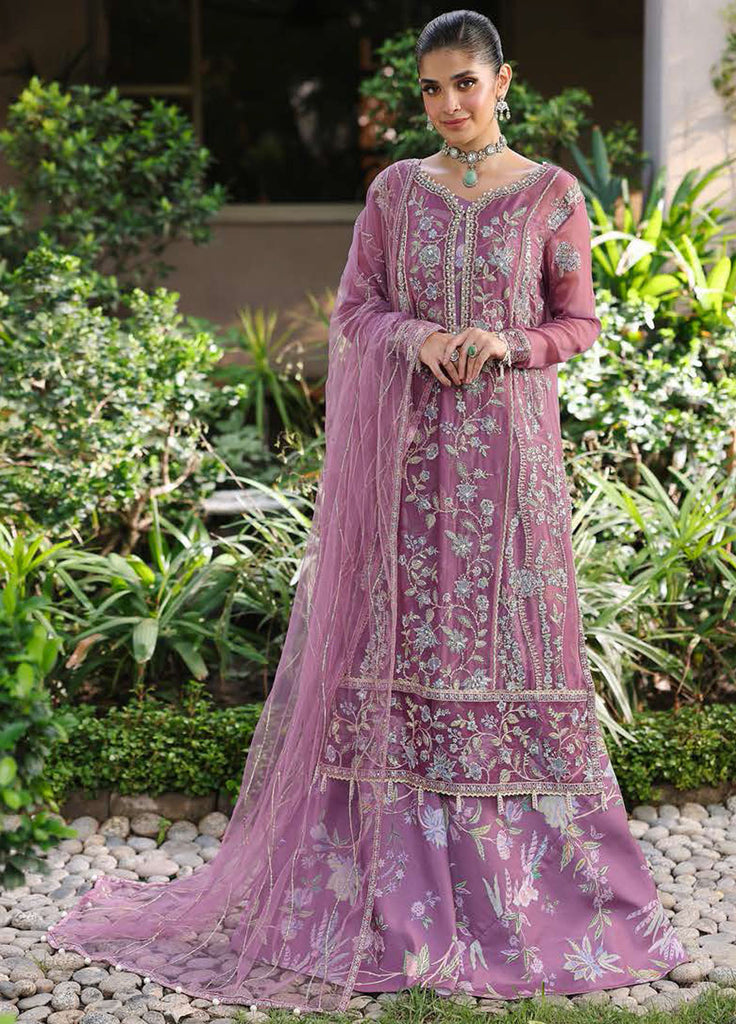 Roheenaz Embroidered Chiffon Suits Stitched 4 Piece