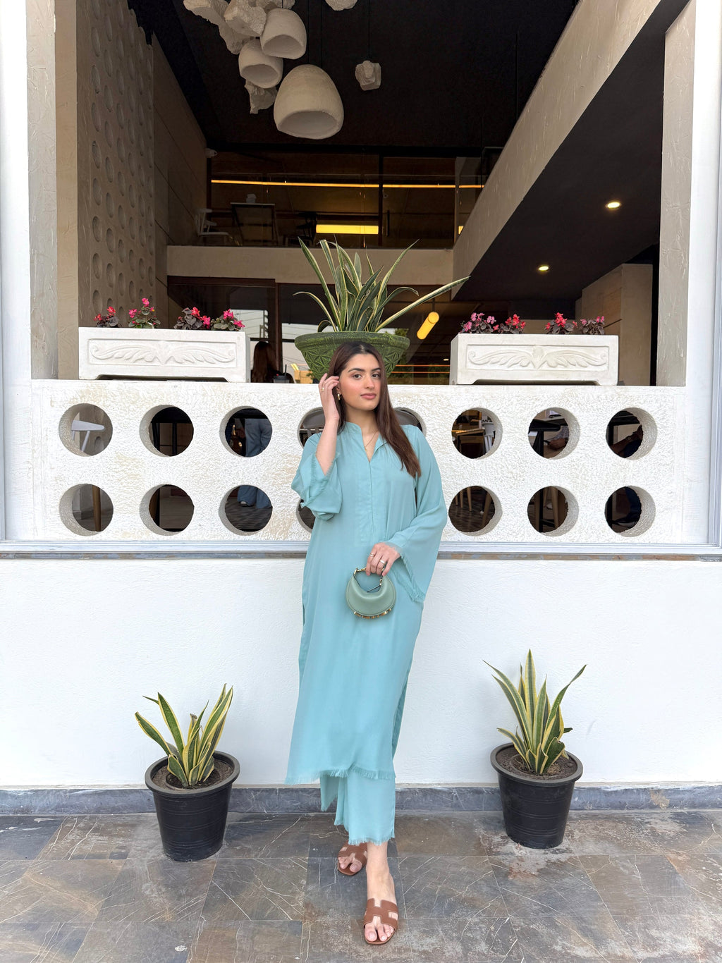 Sky 2-Piece Kurti Set – Soft Elegance & Everyday Comfort