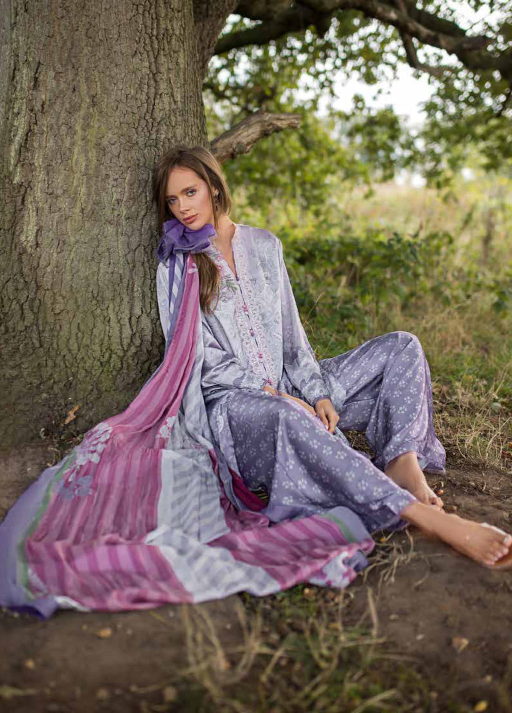 Sobia Nazir Satin Printed 3 Piece Suits SN25SF D-01