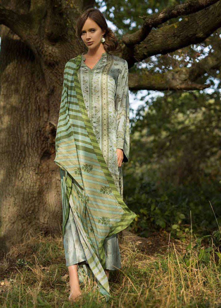 Sobia Nazir Satin Printed 3 Piece Suits SN25SF D-02