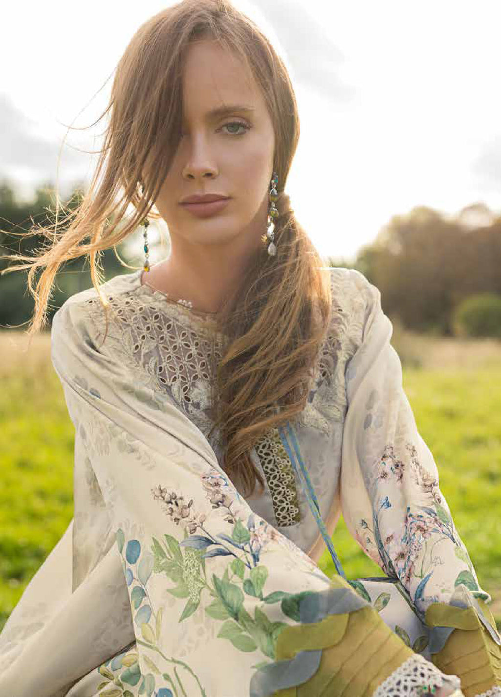 Sobia Nazir Satin Printed 3 Piece Suits SN25SF D-07