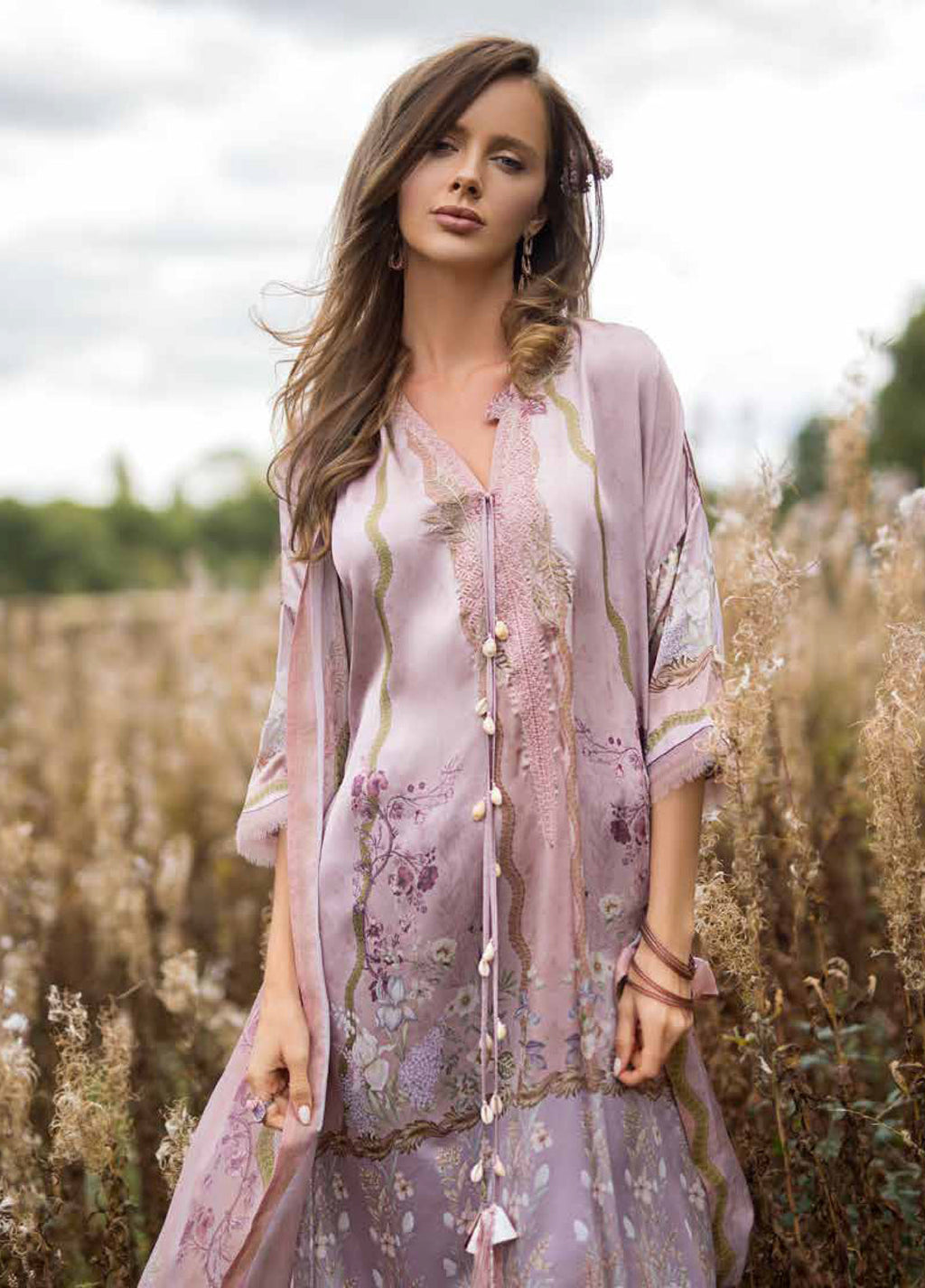 Sobia Nazir Satin Printed 3 Piece Suits SN25SF D-09