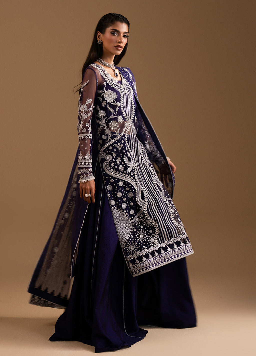 Afsanay by Zariya Luxury Embroidered Stitched Chiffon 3 Piece Suits