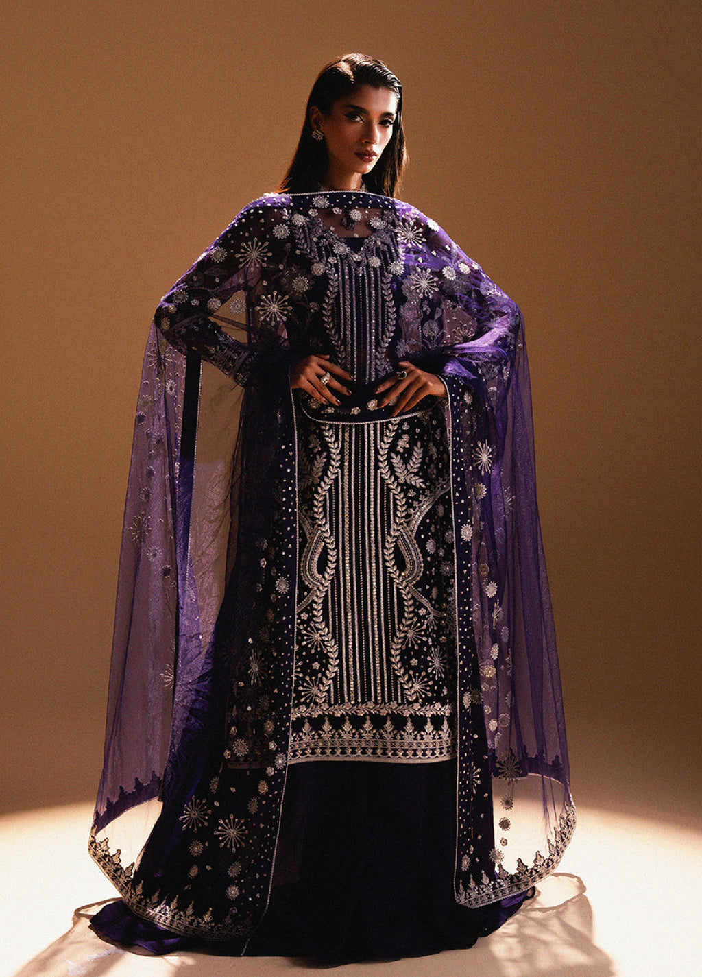 Afsanay by Zariya Luxury Embroidered Stitched Chiffon 3 Piece Suits