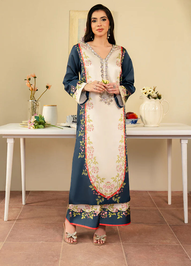 Celeste by Imrozia Pret Hand work Shamooz Silk 3 Piece