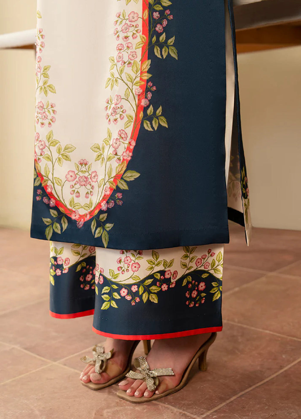 Celeste by Imrozia Pret Hand work Shamooz Silk 3 Piece