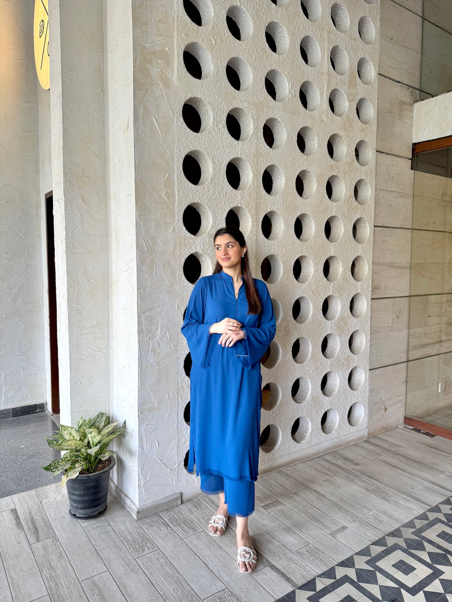 Azure 2-Piece Kurti Set – Elegant Comfort & Timeless Style