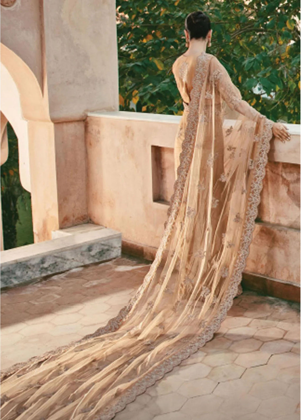 Florent Embroidered Organza Suits 3 Piece