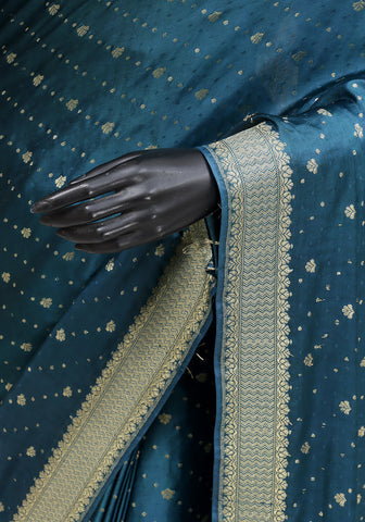 Silk Banarasi Saree - Zinc
