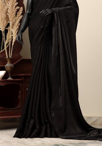 Arabian Shimmer Saree - Black