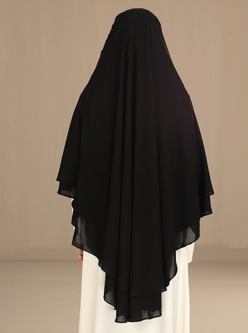KHIMAR HIJAB BLACK