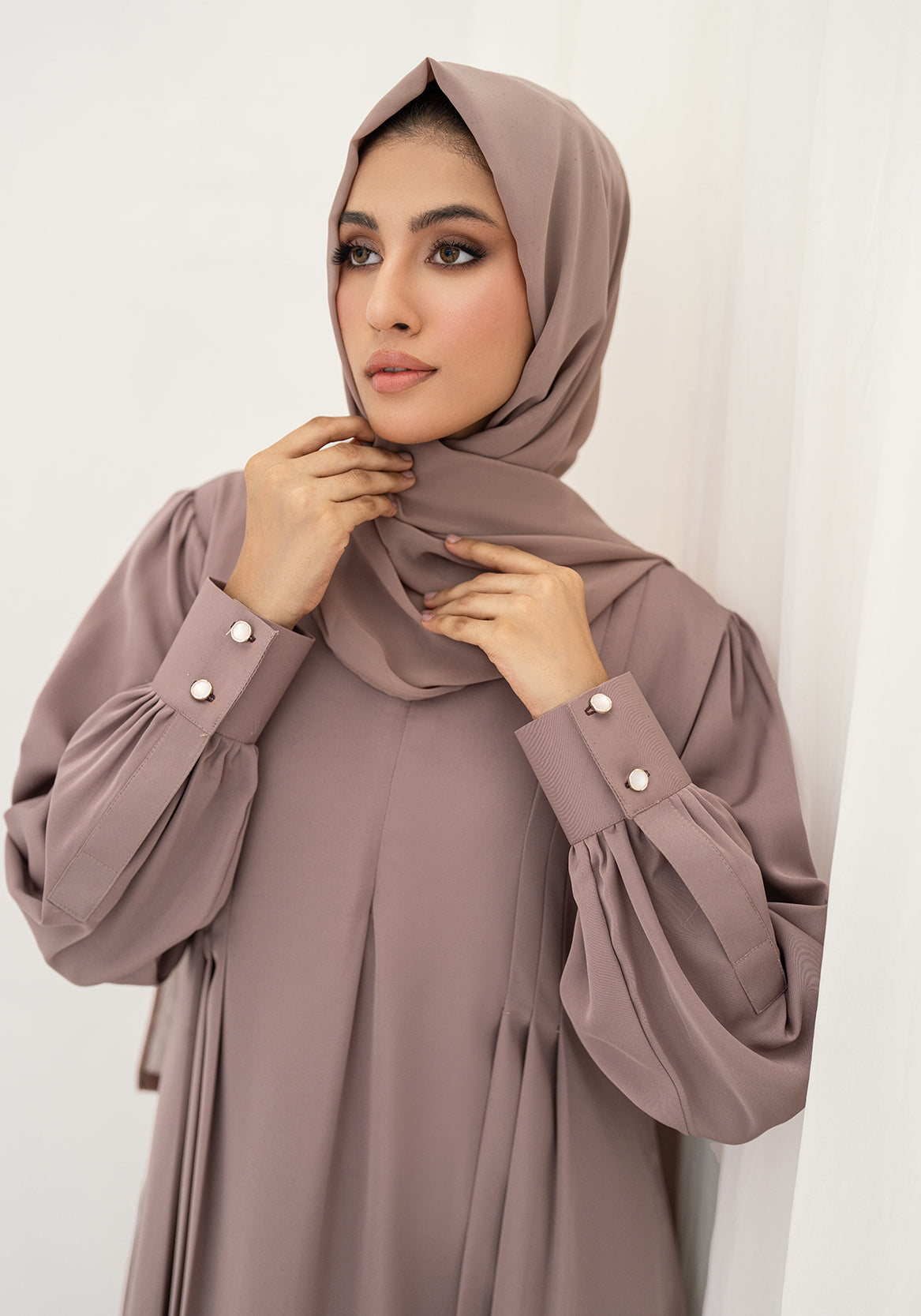 KUTHBAN MAXI ABAYA - BEIGE