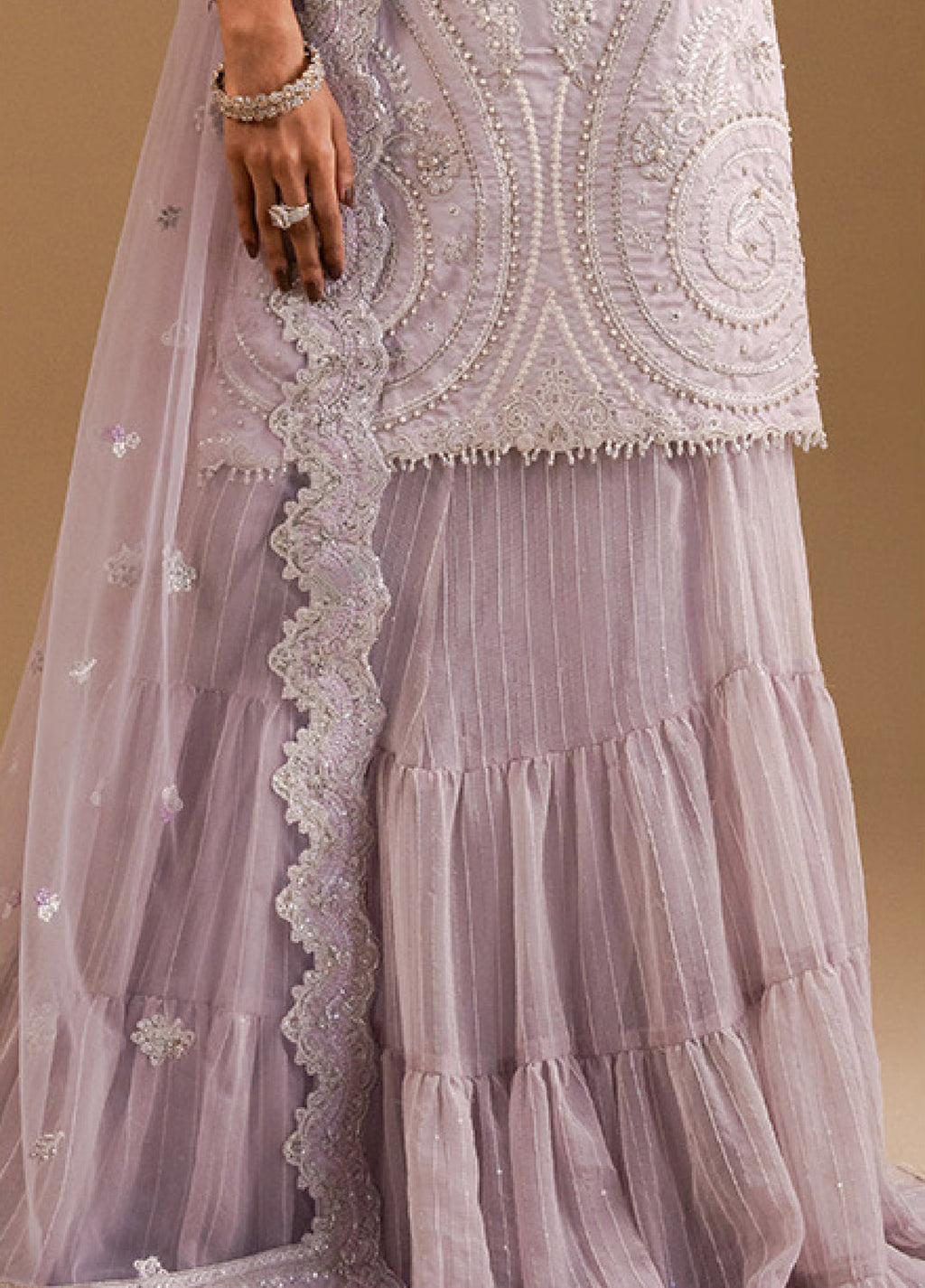 Afsanay by Zariya Luxury Embroidered Stitched Chiffon 3 Piece Suits ZRY25LF D1 ZB50034