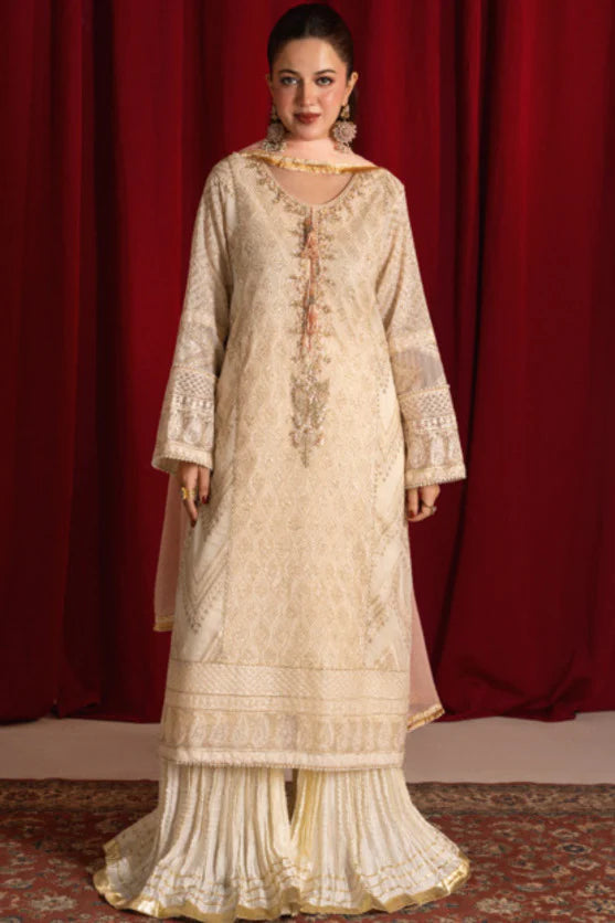 Zaaviay Luna Pearl Chikankari Suit Pret 3 Piece