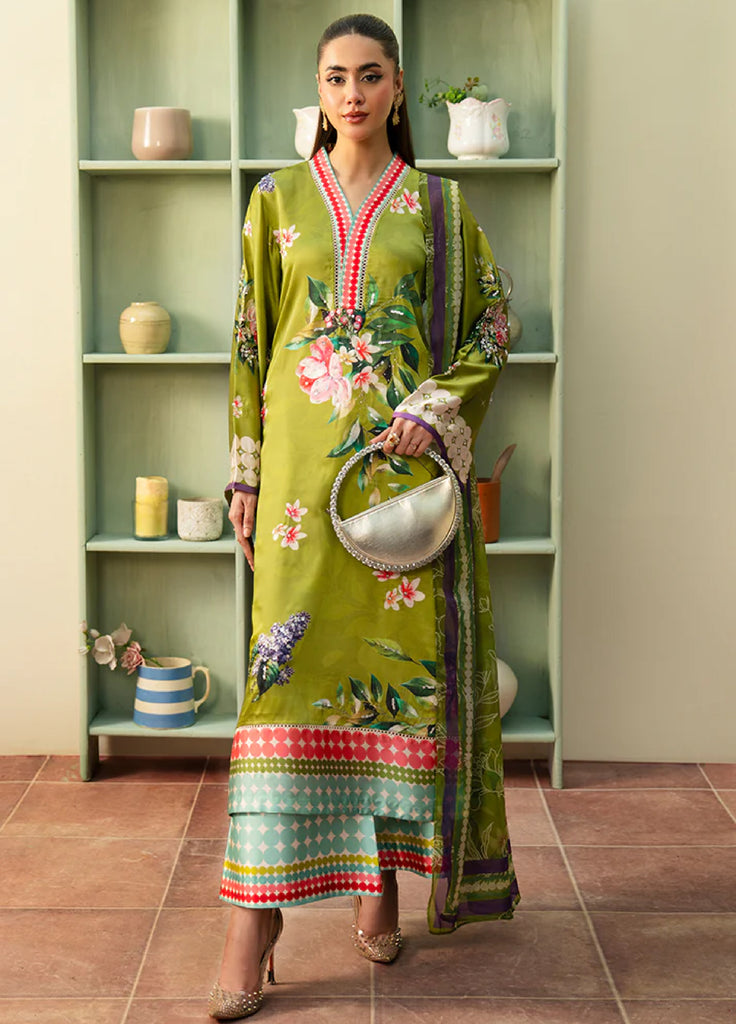 Celeste by Imrozia Pret Hand work Shamooz Silk 3 Piece