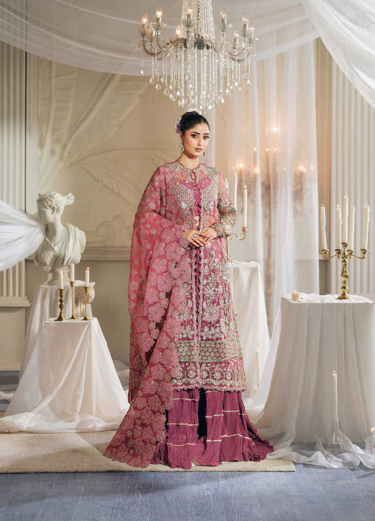 Maryam Hussain Stitched  Embroidered Organza Suit