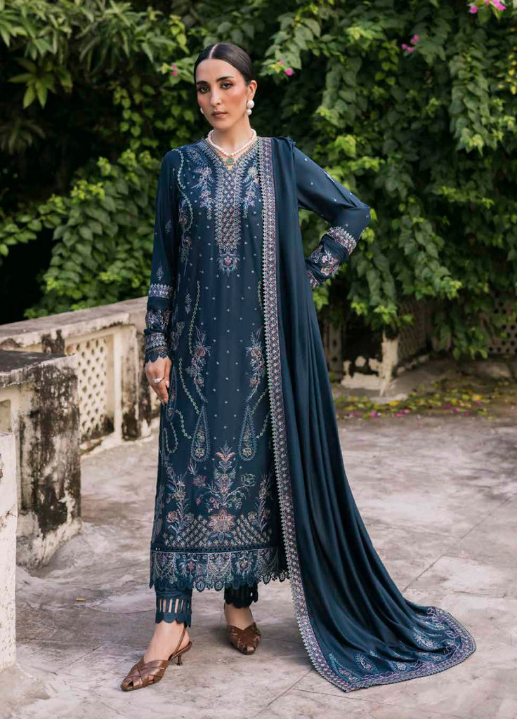 Nureh Stitched Winter Linen Printed Suits 3 Piece
